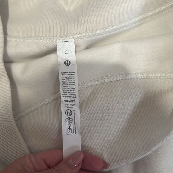 NWT LuLuLemon Scuba High Rise Mini Skirt Bone Extra Large - Picture 6 of 12
